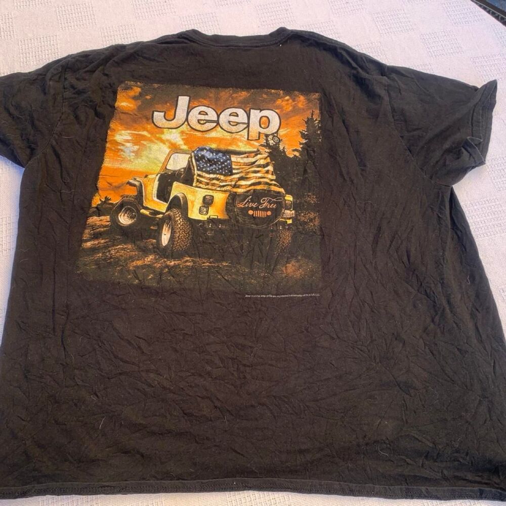 Jeep Men's Black T-shirt